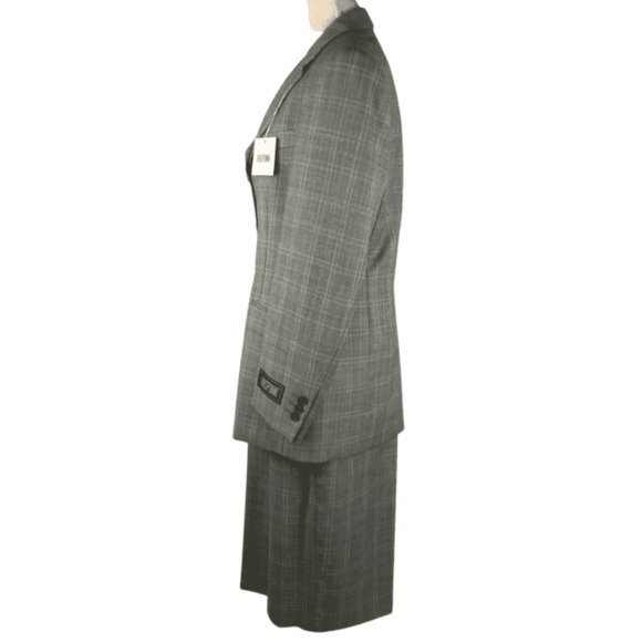 Raspinni women's black 2pc skirt suit size 8 - Picture 3 of 4